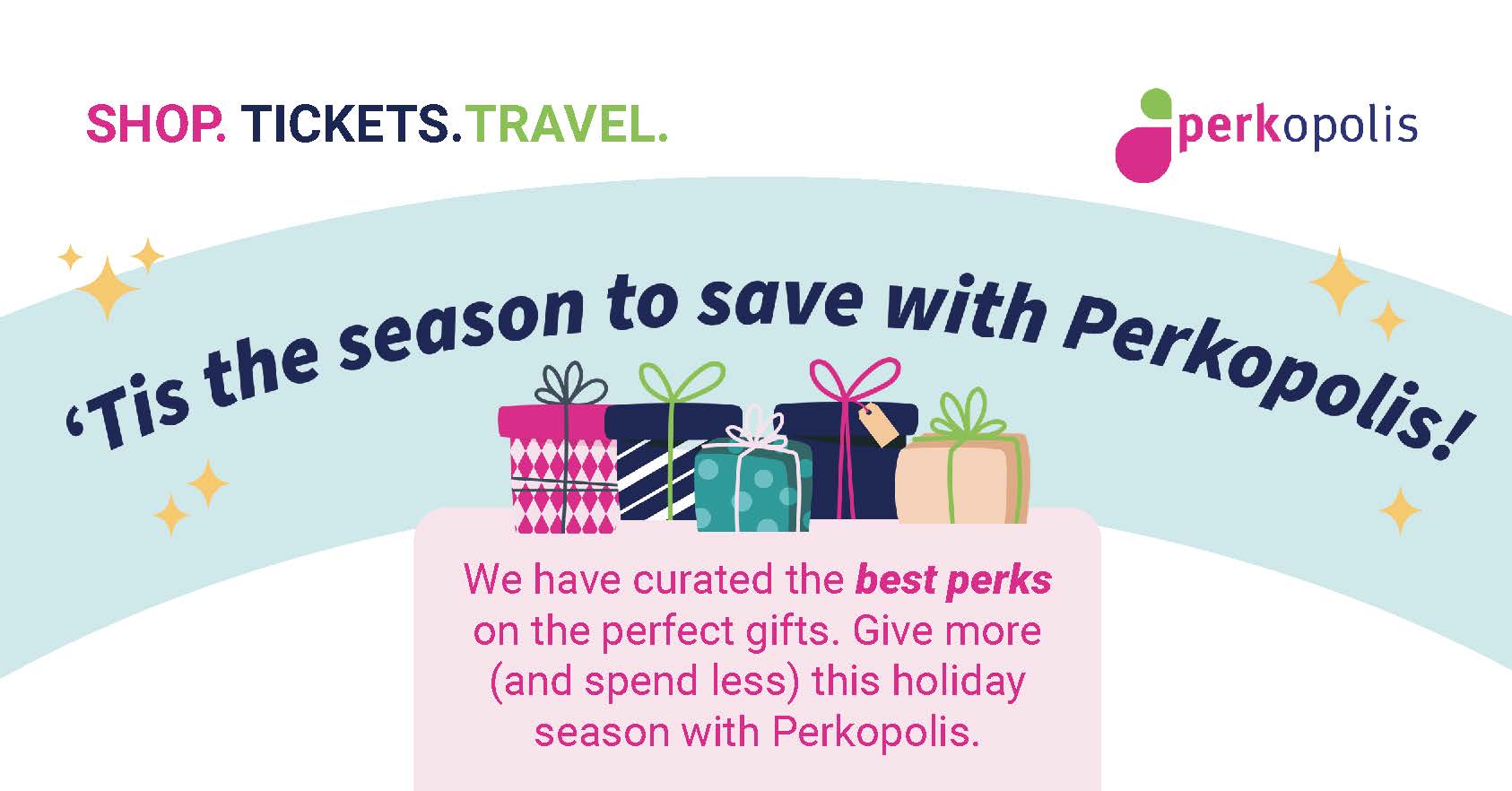"Perkopolis holiday flyer"